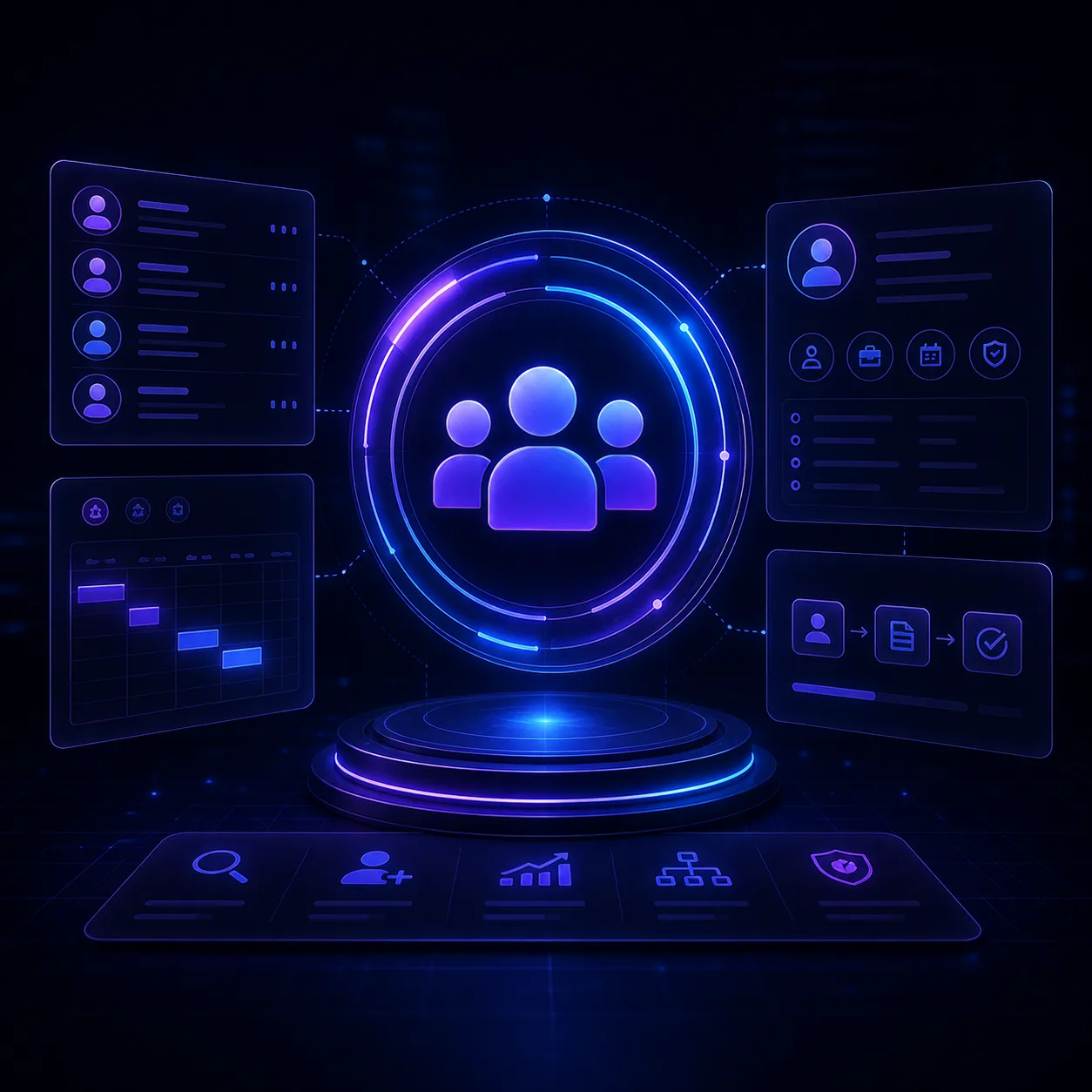 Visuel du projet Gestion du personnel